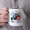 Too Tired For This Funny Raccoon Personalized Mug, Retro Snarky Coffee Gift with Custom Name Too Tired For This Funny Raccoon Personalized Mug, Retro Snarky Coffee Gift with Custom Name