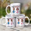 Touch Your Butt All The Time Funny Inappropriate Couple Custom Face Photo - Personalized Mug