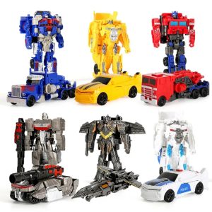 Transformation Robot One Step Deformation Car Action Figure