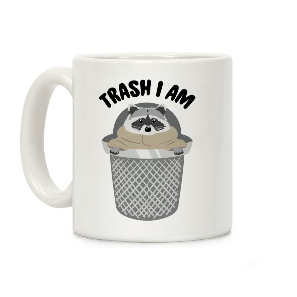 Trash I Am Raccoon Baby Yoda Parody Coffee Mug Trash I Am Raccoon Baby Yoda Parody Coffee Mug
