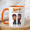 Trendy Fall Season Mug For Besties Sisters, Y2K Style