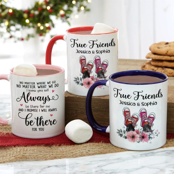 True Friends Personalized Mug, Gift For Friends True Friends Personalized Mug, Gift For Friends