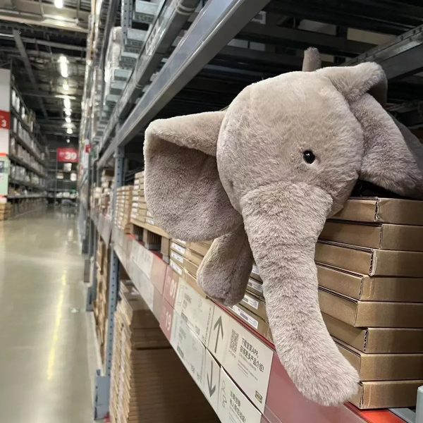Ultra Soft Grey Elephant Plush with Flappy Ears Ultra Soft Grey Elephant Plush with Flappy Ears