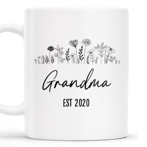 Unconditional Love and Countless Stories Floral Design - Personalized Custom Coffee Mug - GRM050_MG