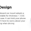 Universal Dashboard Car Phone Holder 360 Rotation Anti-Slip Universal Dashboard Car Phone Holder 360 Rotation Anti-Slip