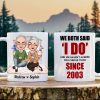 Universary Couple Drinking, Personalized Couple Coffee Mug Universary Couple Drinking, Personalized Couple Coffee Mug