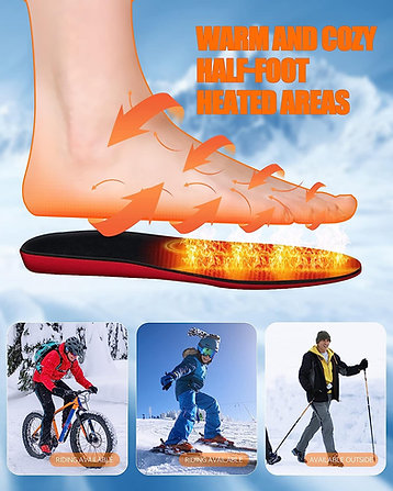 Usb Rechargeable Heated Insoles Usb Rechargeable Heated Insoles