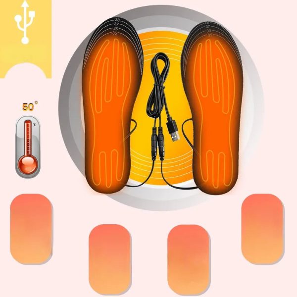 Usb Rechargeable Heated Insoles Usb Rechargeable Heated Insoles