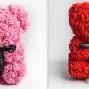 Valentine Foam Forever Rose Teddy Bear