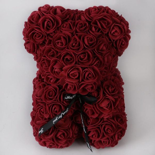 Valentine Foam Forever Rose Teddy Bear