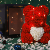 Valentine Foam Forever Rose Teddy Bear