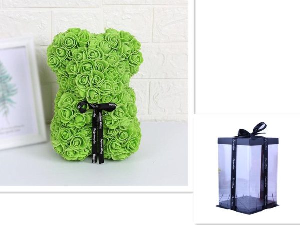 Valentine Foam Forever Rose Teddy Bear