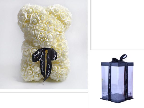 Valentine Foam Forever Rose Teddy Bear