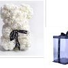 Valentine Foam Forever Rose Teddy Bear