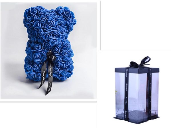 Valentine Foam Forever Rose Teddy Bear