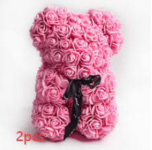 Valentine Foam Forever Rose Teddy Bear