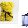 Valentine Foam Forever Rose Teddy Bear
