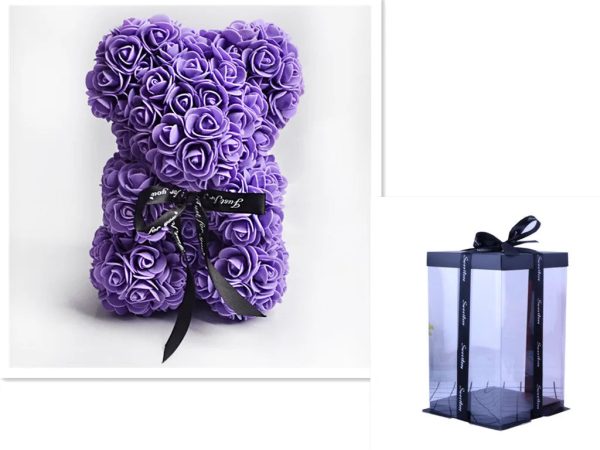 Valentine Foam Forever Rose Teddy Bear
