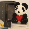 Valentine Foam Forever Rose Teddy Bear