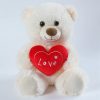 Valentine's Day Heart Teddy Bear - Soft Plush Gift for Lovers & Home Decor