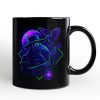 Vaporwave Plague Doctor Personalized Mug, Retro Neon Horror Vibes Halloween Gift with Custom Name Vaporwave Plague Doctor Personalized Mug, Retro Neon Horror Vibes Halloween Gift with Custom Name