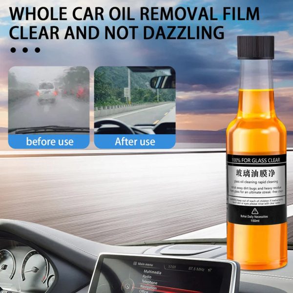 Vehicle Windshield Glass Oil Film Remover Vehicle Windshield Glass Oil Film Remover