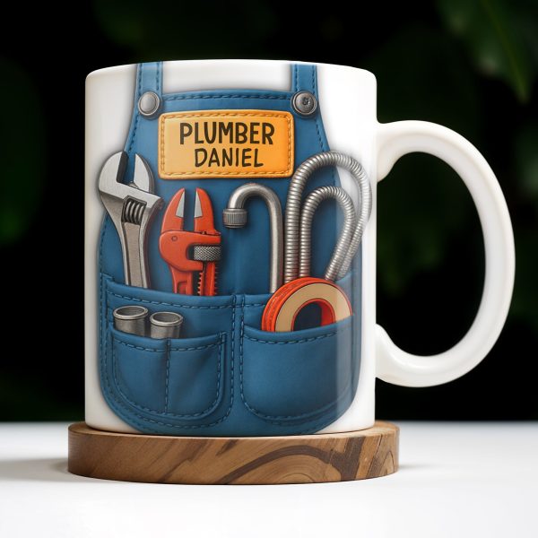Vibrant Tool Belt Design - Personalized Custom Coffee Mug - JBS005_MG Vibrant Tool Belt Design - Personalized Custom Coffee Mug - JBS005_MG