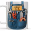 Vibrant Tool Belt Design - Personalized Custom Coffee Mug - JBS005_MG Vibrant Tool Belt Design - Personalized Custom Coffee Mug - JBS005_MG