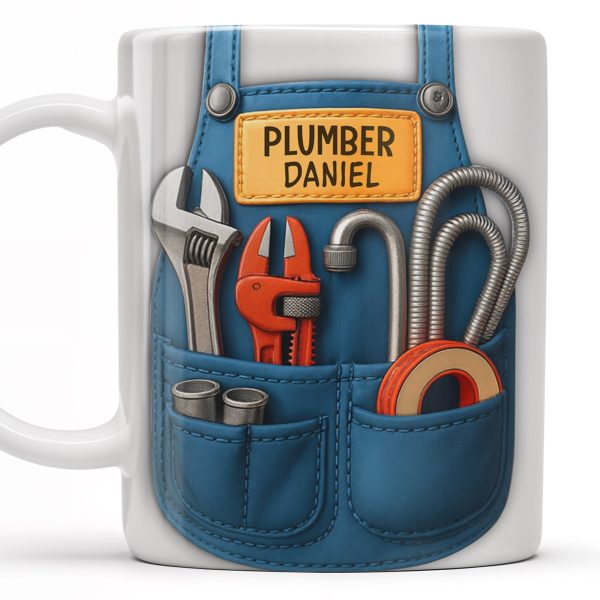 Vibrant Tool Belt Design - Personalized Custom Coffee Mug - JBS005_MG Vibrant Tool Belt Design - Personalized Custom Coffee Mug - JBS005_MG