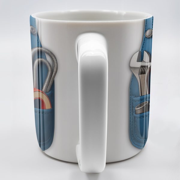 Vibrant Tool Belt Design - Personalized Custom Coffee Mug - JBS005_MG Vibrant Tool Belt Design - Personalized Custom Coffee Mug - JBS005_MG