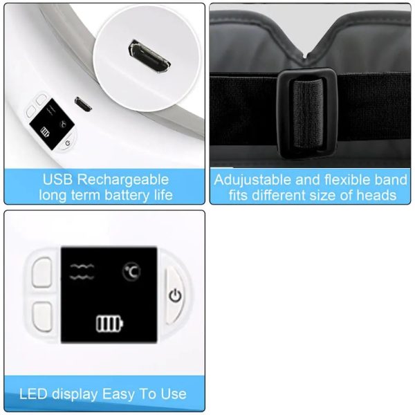 Vibrating Eye Massager With Airbag And Hot Compress Vibrating Eye Massager With Airbag And Hot Compress