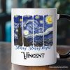 Vincent Van Gogh The Starry Night Personalized Mug, Famous Painting Gift with Custom Name Vincent Van Gogh The Starry Night Personalized Mug, Famous Painting Gift with Custom Name