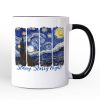 Vincent Van Gogh The Starry Night Personalized Mug, Famous Painting Gift with Custom Name Vincent Van Gogh The Starry Night Personalized Mug, Famous Painting Gift with Custom Name