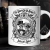Vintage Skeleton Lovers Til' Death Do us Apart, Personalized Mug, Classic Antique Halloween Gift for Couples Vintage Skeleton Lovers Til' Death Do us Apart, Personalized Mug, Classic Antique Halloween Gift for Couples