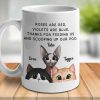Violets Are Blue Thanks For Scooping Up Our Poo - Personalized Mug Violets Are Blue Thanks For Scooping Up Our Poo - Personalized Mug