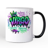 Virgo Graffiti Zodiac Personalized Mug, Street Style Astrology Horoscope Gift with Custom Name Virgo Graffiti Zodiac Personalized Mug, Street Style Astrology Horoscope Gift with Custom Name