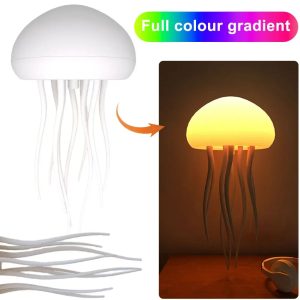 Voice Control Jellyfish Led Night Lamp