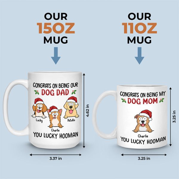 Wagging Tails And Merry Woofmas - Dog Personalized Custom Mug - Christmas Gift For Pet Owners, Pet Lovers Wagging Tails And Merry Woofmas - Dog Personalized Custom Mug - Christmas Gift For Pet Owners, Pet Lovers