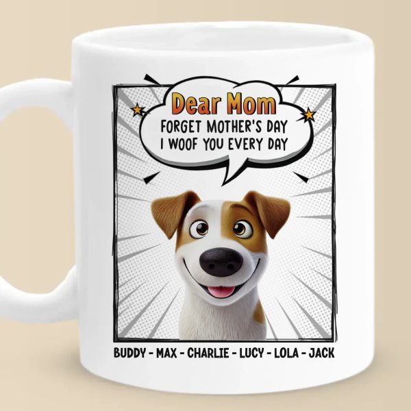 Wagging Tails Say, We Woof You - Dog Personalized Custom Mug - Father's Day, Gift For Pet Owners, Pet Lovers Wagging Tails Say, We Woof You - Dog Personalized Custom Mug - Father's Day, Gift For Pet Owners, Pet Lovers