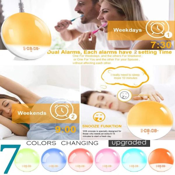 Wake Up Sunrise Simulation Alarm Clock