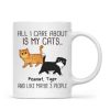 Walking Fluffy Cats Gift For Cat Lovers Personalized Mug Walking Fluffy Cats Gift For Cat Lovers Personalized Mug