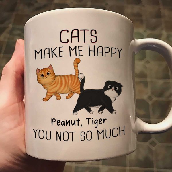 Walking Fluffy Cats Gift For Cat Lovers Personalized Mug Walking Fluffy Cats Gift For Cat Lovers Personalized Mug