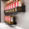 Wall-Mounted Kitchen Spice Rack Organizer Wall-Mounted Kitchen Spice Rack Organizer