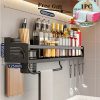 Wall-Mounted Kitchen Spice Rack Organizer Wall-Mounted Kitchen Spice Rack Organizer