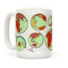 Wanderlust World Globe Pattern Coffee Mug Wanderlust World Globe Pattern Coffee Mug