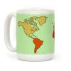 Wanderlust World Map Coffee Mug Wanderlust World Map Coffee Mug