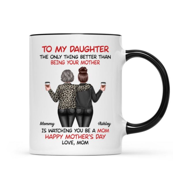 Watching My Daughter Being a Mom Personalized Mug, Heartfelt 2025 Gift For Daughter Watching My Daughter Being a Mom Personalized Mug, Heartfelt 2025 Gift For Daughter