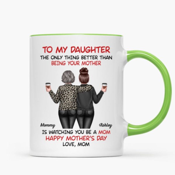 Watching My Daughter Being a Mom Personalized Mug, Heartfelt 2025 Gift For Daughter Watching My Daughter Being a Mom Personalized Mug, Heartfelt 2025 Gift For Daughter