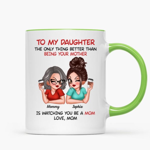 Watching You Be A Mom - Personalized Mug - Heartfelt Gift For Daughter Watching You Be A Mom - Personalized Mug - Heartfelt Gift For Daughter