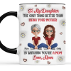 Watching You Be A Mom Is My Greatest Joy - Family Personalized Custom 3D Inflated Effect Printed Mug - Gift For Mom, Daughter Watching You Be A Mom Is My Greatest Joy - Family Personalized Custom 3D Inflated Effect Printed Mug - Gift For Mom, Daughter